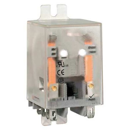 Flange Relay, 24VDC, 8 Pins, 10A @ 277V AC MPN:5YR14