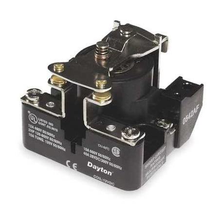 Surface, Open Power Relay, 40 A, 4 Pins, Screw MPN:5YZ79