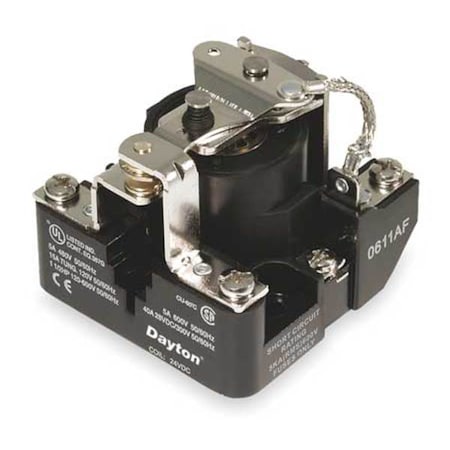 Surface, Open Power Relay, 40 A, 5 Pins, Screw MPN:5Z554