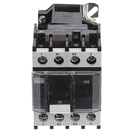 IEC Magnetic Contactor, No Auxiliary Contacts, 24V DC, 4 P, Non-Reversing MPN:6ECE6