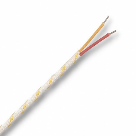ThermocoupleWire, TypeK, 20AWG, White, 100ft MPN:806XV2