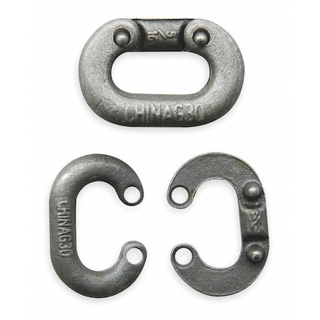 Connecting Link, 1/4 in, 1, 250 lb Load Cap MPN:1DJP9