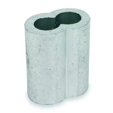 3/16 in. Aluminum Wire Rope Sleeve, 25 PK MPN:1DLD9