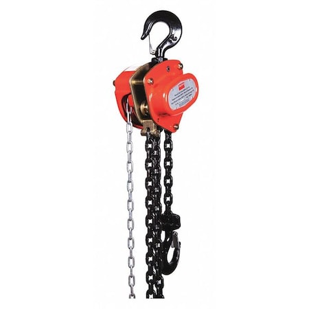 Manual Chain Hoist, 4000 lb., Lift 15 ft. MPN:1VW59