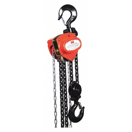 Manual Chain Hoist, 6000 lb., Lift 20 ft. MPN:1VW63