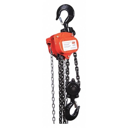 Manual Chain Hoist, 6000 lb., Lift 15 ft. MPN:29XP34