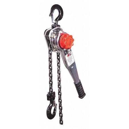 Lever Chain Hoist, 3, 000 lb Load Capacity, 20 ft Hoist Lift, 1 7/64 in Hook Opening MPN:29XP40