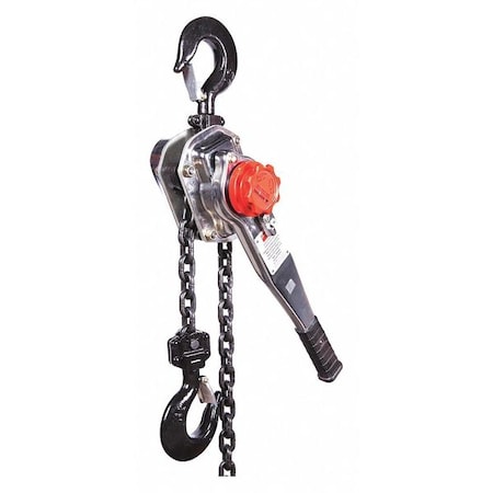 Lever Chain Hoist, 6, 000 lb Load Capacity, 10 ft Hoist Lift, 1 29/64 in Hook Opening MPN:29XP42
