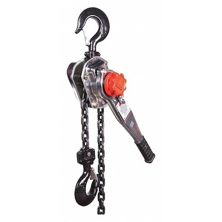 Lever Chain Hoist, 6, 000 lb Load Capacity, 20 ft Hoist Lift, 1 29/64 in Hook Opening MPN:29XP43