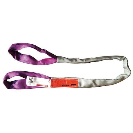 Round Sling, Flat Eye, 4 ft L, 5, 200 lb Cap MPN:2MJR2