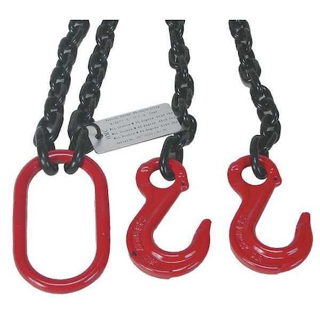 Chain Sling, G80, DOS, Alloy Steel, 5 ft. L MPN:2UKD9