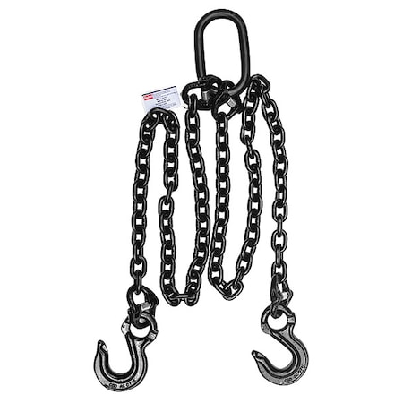 Chain Sling, G80, DOS, Alloy Steel, 5 ft. L MPN:2UKE5