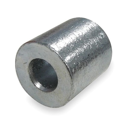 Wire Rope Stop Sleeve, 3/16in, Almnm, PK 50 MPN:2VKC9
