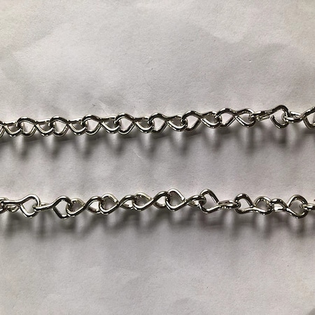 Jack Chain, Single, Ni, Sz 16, 10 Lb, 100 Ft MPN:2ZDF2