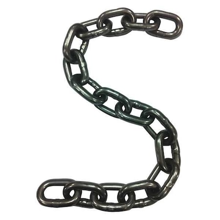 Proof Coil Chain, Natural, 20 ft. L, 4500lb MPN:34RZ17