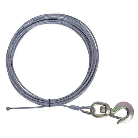 Winch Cable, GS, 1/4 In. x 60 ft. MPN:35Z858