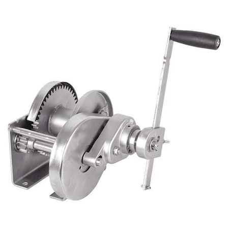 Hnd Winch, Spur Gear, 2000lb, SS, with Brake MPN:36WG03