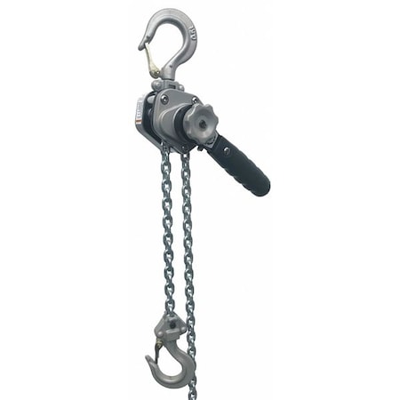 Lever Chain Hoist, 1, 100 lb Load Capacity, 5 ft Hoist Lift, 29/32 in Hook Opening MPN:425Z70