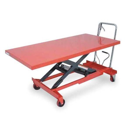 Scissor Lift Cart, 1000 lb. Cap, 31-1/2