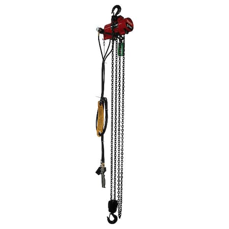 Air Chain Hoist, Cap. 2, 000 lb, 15 ft MPN:816YJ0