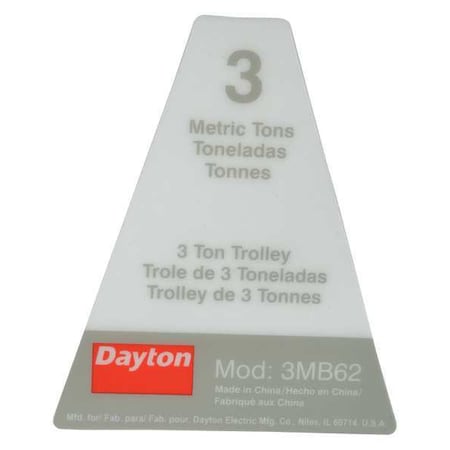 Name Plate MPN:G1-3-03