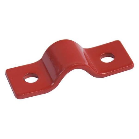 Axle Clamp, 2-1/2 in, 1 in, Red, Steel MPN:MHAXC001G