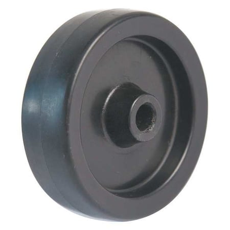PolyolefinWheel, 4in, 4in, Black, Polyolefin MPN:MHPW4001G