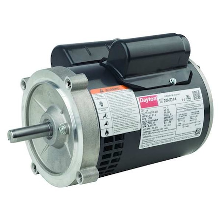 Capacitor-Start/Run General Purpose Motor, 1/3 hp HP, 115/208-230V AC Voltage, 56C Frame MPN:103838.00