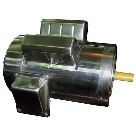 Capacitor-Start/Run Washdown Motor, 2 hp HP, 56C Frame, 208-230V AC Voltage, 1, 745 RPM Nameplate RPM MPN:11G248