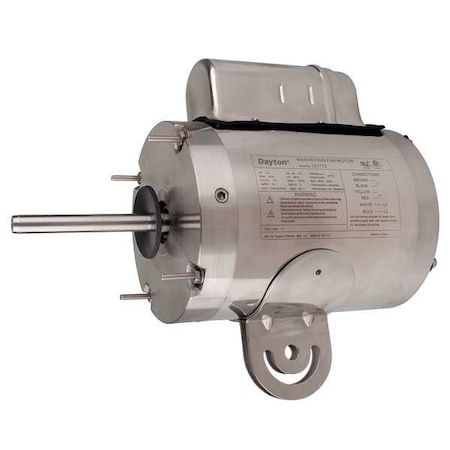 WashdownMotor, 1/4hp, 1075RPM, 48YZ, 115VAC MPN:12V772