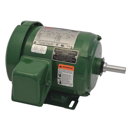 General Purpose Farm Duty Motor, 3-Phase, 3/4 HP, 208-230/460V AC, 1, 745 Nameplate RPM, 56 Frame MPN:1EJR5BG