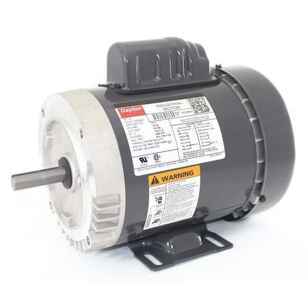 Capacitor-Start General Purpose Motor, 1/2 hp HP, 115/208-230V AC Voltage, 56C Frame MPN:1K078