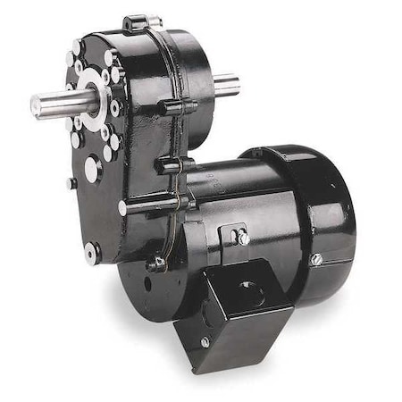 AC Gearmotor, 1, 100 in-lb Max. Torque, 12 RPM Nameplate RPM, 115/230V AC Voltage, 1 Phase MPN:1L509