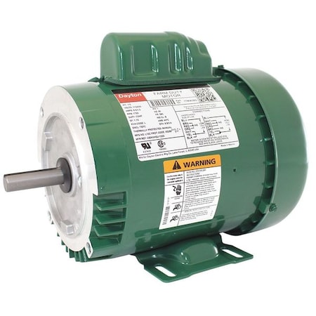 Capacitor-Start High Torque Farm Duty Motor, 1/3 HP, 115/230V AC Voltage, 56C Frame MPN:1TMW3