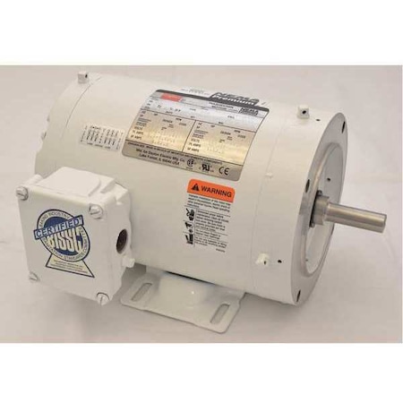 WashdownMotor, 1/2hp, 1750RPM, 230/460VAC MPN:1TRZ3