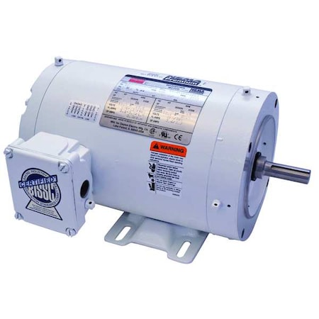 WashdownMotor, 1hp, 1750RPM, 56C, 230/460VAC MPN:1TRZ6