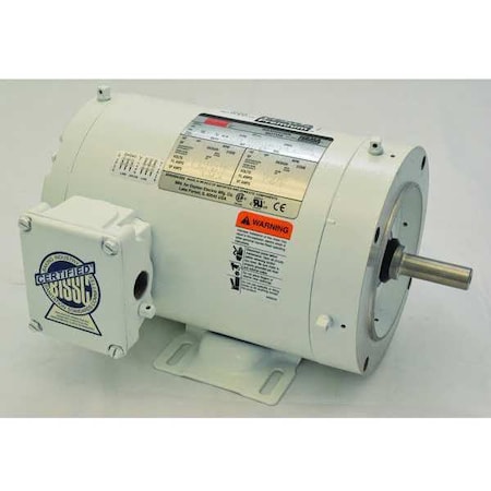 WashdownMotor, 1/2hp, 3550RPM, 230/460VAC MPN:1TRZ7