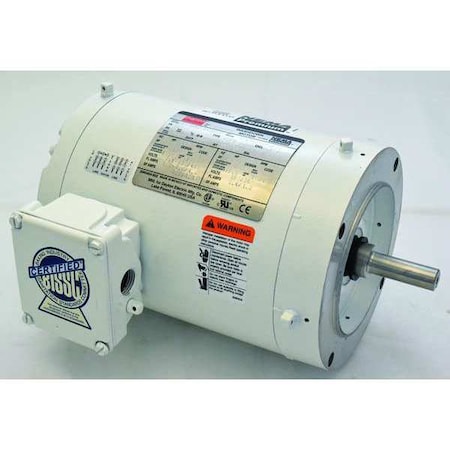 Washdown Motor, 3 Ph, TENV, 3/4 HP, 3500 rpm MPN:1TTA3BG