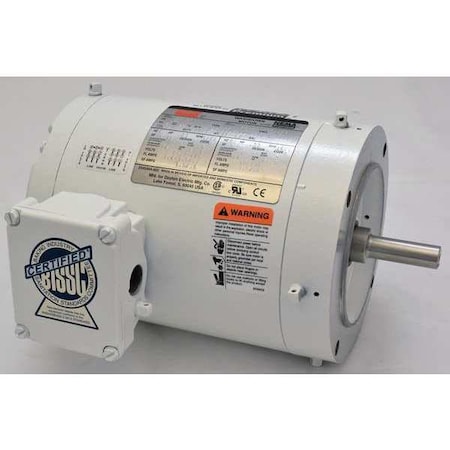 WashdownMotor, 1/3hp, 1765RPM, 230/460VAC MPN:1TTB1