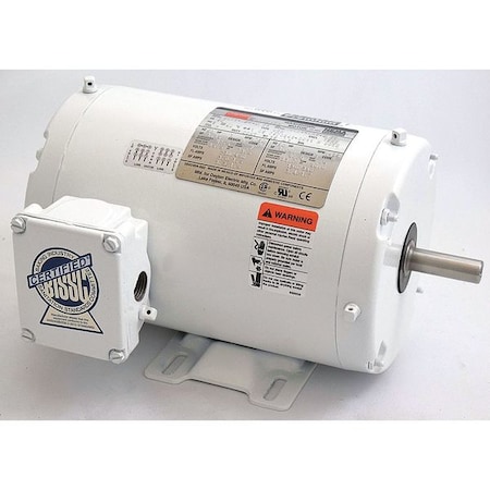 WashdownMotor, 1hp, 1750RPM, 56, 230/460VAC MPN:1TTC1