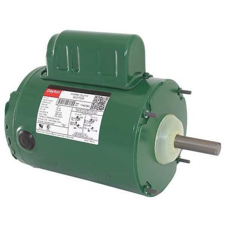 Agricultural Fan Motor, Permanent Split Capacitor, 1/2 HP, 115/230V AC, 850 Nameplate RPM MPN:1YAZ3