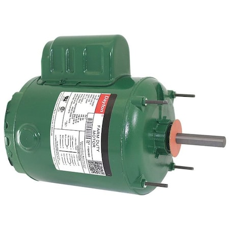 Agricultural Fan Motor, Permanent Split Capacitor, 1/3 HP, 115/230V AC, 1, 100 Nameplate RPM MPN:1YBA5BG