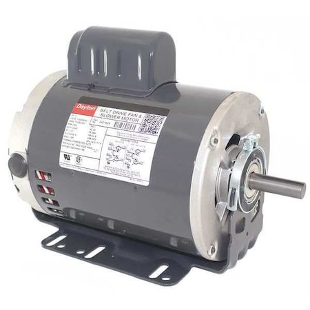 Belt Drive Motor, 1 Speed, Open Dripproof, Cradle Base Mount, 1 HP, 1, 725 Nameplate RPM, Auto MPN:24C182