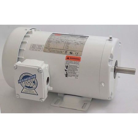 WashdownMotor, 1/2hp, 1750RPM, 230/460VAC MPN:2DAK7