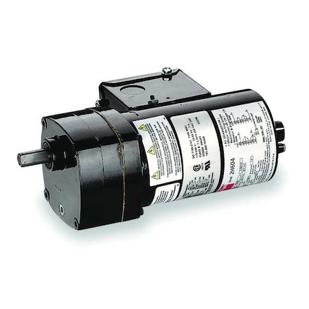AC Gearmotor, 160 in-lb Max. Torque, 4.6 RPM Nameplate RPM, 115/230V AC Voltage, 1 Phase MPN:2H604