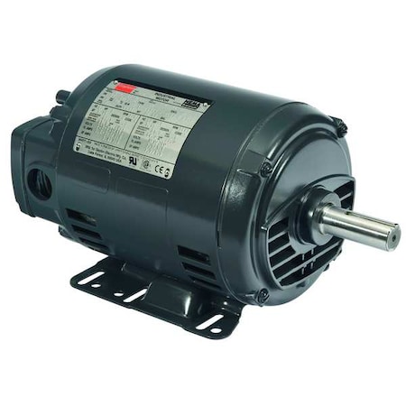 Three-Phase General Purpose Motor, 2 HP, 143-5T/56HZ Frame, 230/460V AC Voltage, 3515 Nameplate RPM MPN:2NKX9