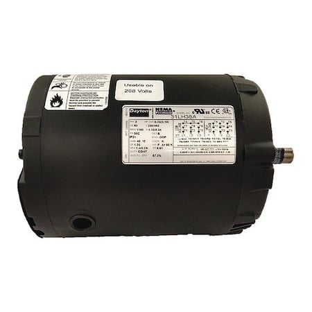 Three-Phase General Purpose Motor, 1/4 HP, 56C Frame, 230/460V AC Voltage, 1160 Nameplate RPM MPN:31LH38