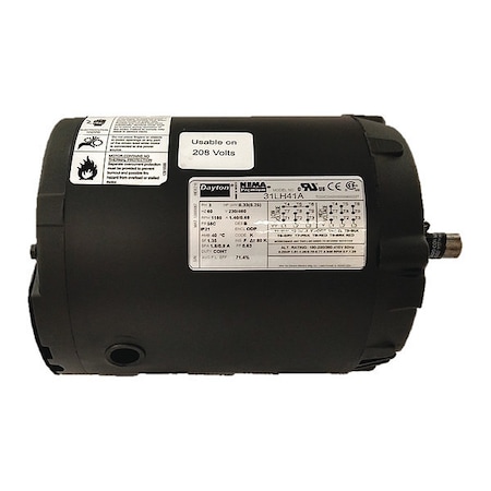 Three-Phase General Purpose Motor, 1/3 HP, 56C Frame, 230/460V AC Voltage, 1160 Nameplate RPM MPN:31LH41