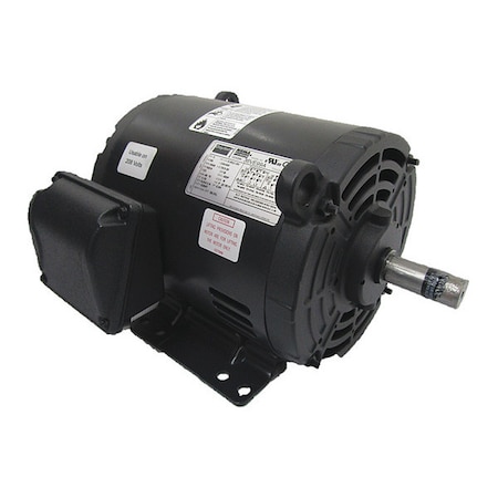 Three-Phase General Purpose Motor, 3 HP, 182/4 Frame, 230/460V AC Voltage, 3445 Nameplate RPM MPN:36VE99