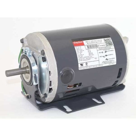 Split-Phase Belt Drive Motor, 1/3, 1/9 HP, 48 Frame, 115V AC Voltage, 1, 725/1, 140 Nameplate RPM MPN:3K386